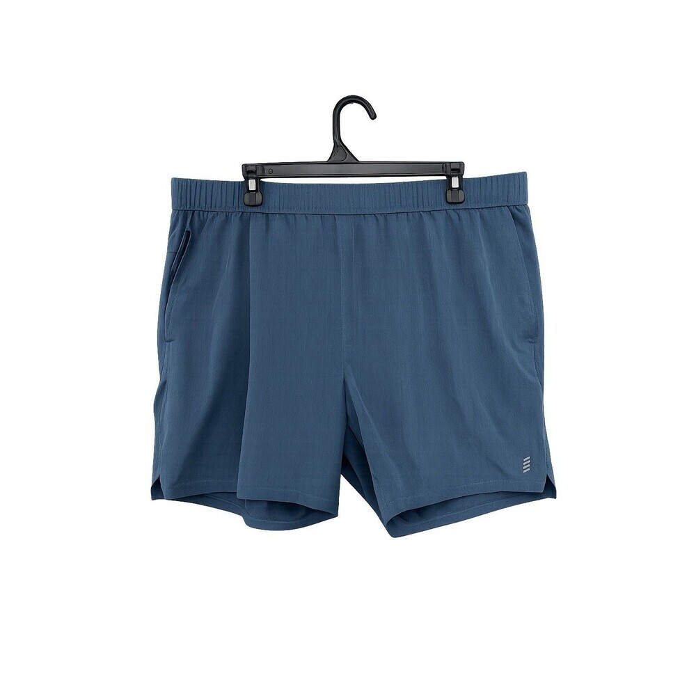 Balance Collection Men's 2XL Blue Athletic Shorts Pockets Drawstring Gym shorts